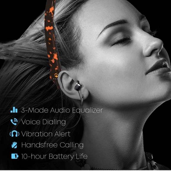 SilkSoundX Bluetooth Workout wireless Headphones - Lightweight & Sweat Proof - Picture 5 of 5